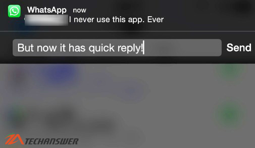 WhatsApp new update has quick reply feature for iOS